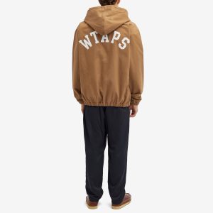 WTAPS 12 Logo Applique Hooded Zip Jacket