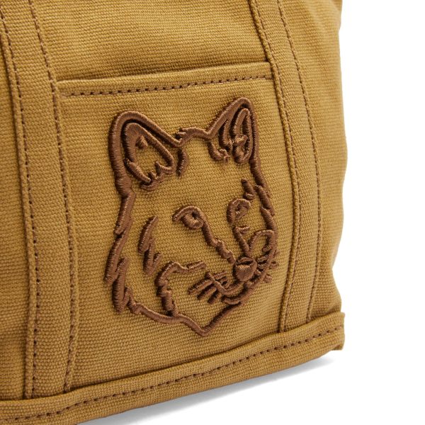 Maison Kitsune Fox Head Mini Tote Bag