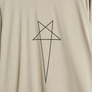 Rick Owens DRKSHDW Pentagram Jumbo Long Sleeve T-Shirt