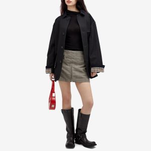 Courrèges Mini Skirt In Check