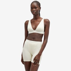 SKIMS Cotton Rib Plunge Bralette