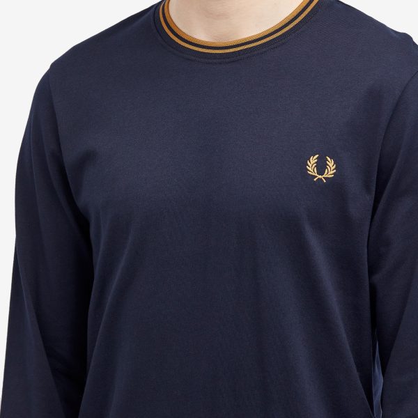 Fred Perry Long Sleeve Twin Tipped T-Shirt