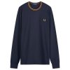 Fred Perry Long Sleeve Twin Tipped T-Shirt