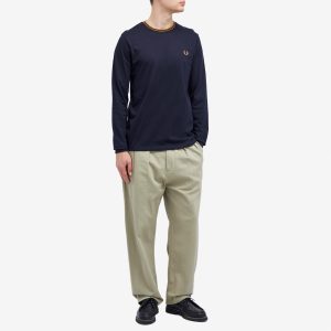 Fred Perry Long Sleeve Twin Tipped T-Shirt