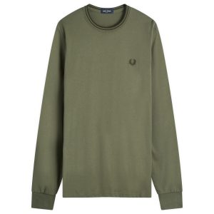 Fred Perry Long Sleeve Twin Tipped T-Shirt