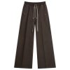 Rick Owens Brushed Heavy Twill Wide Bela Trousers