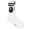 A Bathing Ape Ape Head Line Socks