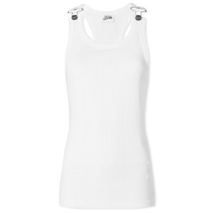 Jean Paul Gaultier Overall Buckle Ribbed Tank Top