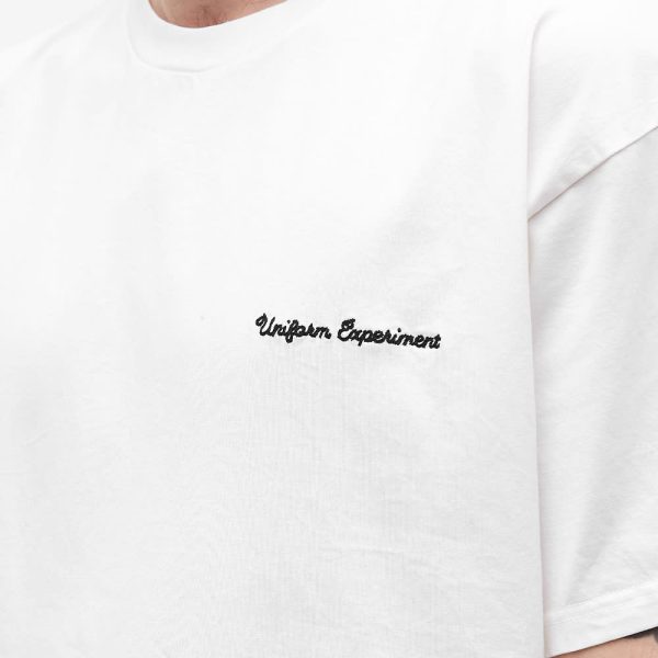 Uniform Experiment Embroidery Logo  Tee