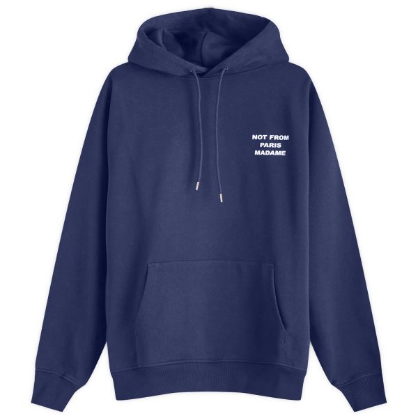 Drôle de Monsieur Not Form Paris Madame Slogan Hoodie