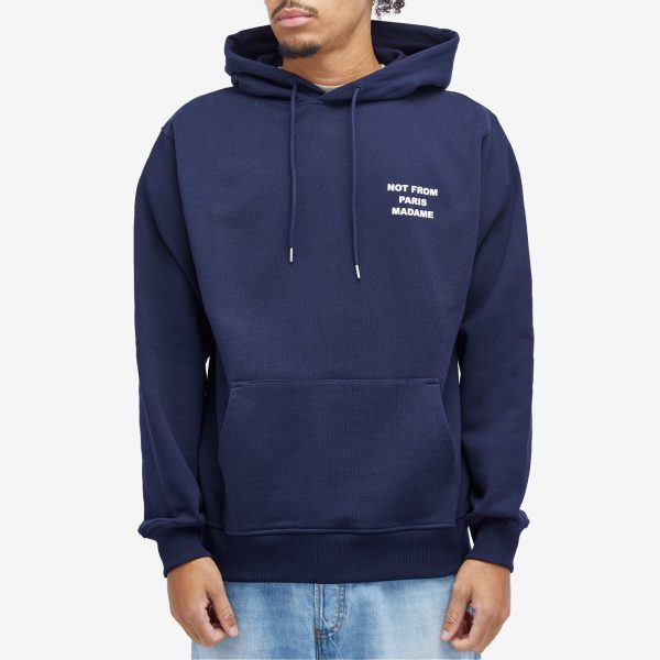 Drôle de Monsieur Not Form Paris Madame Slogan Hoodie