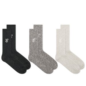 E by END. x ROTOTO Socks - 3 Pack