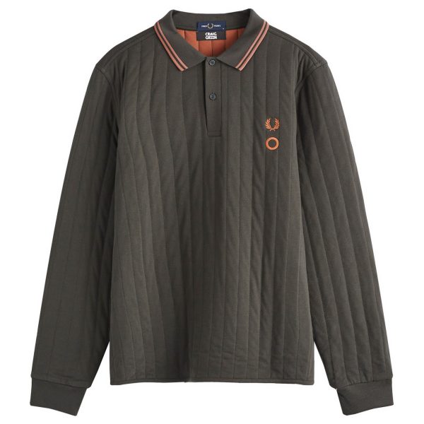 Fred Perry x Craig Green Long Sleeve Quilted Polo