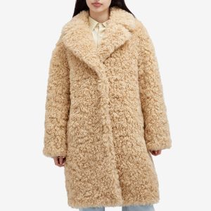 Stand Studio Midi Faux Fur Coat