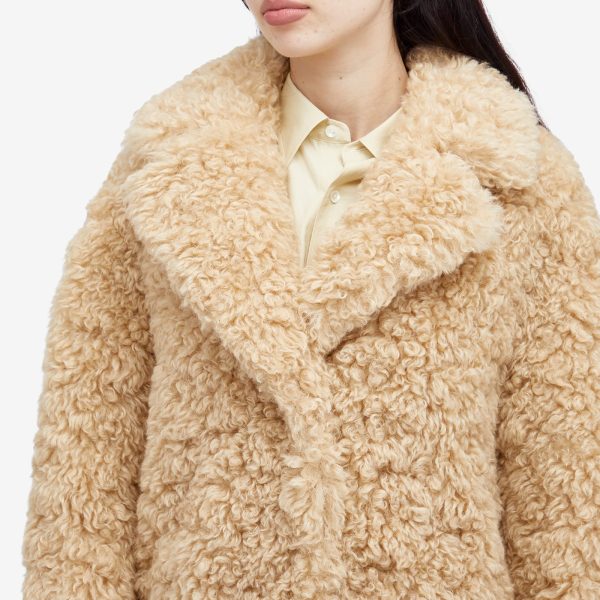 Stand Studio Midi Faux Fur Coat