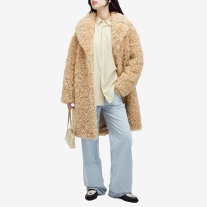 Stand Studio Midi Faux Fur Coat