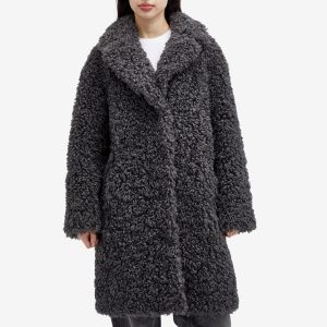 Stand Studio Midi Faux Fur Coat