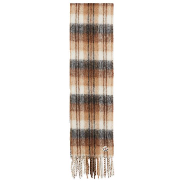 Moncler Tartan Scarf