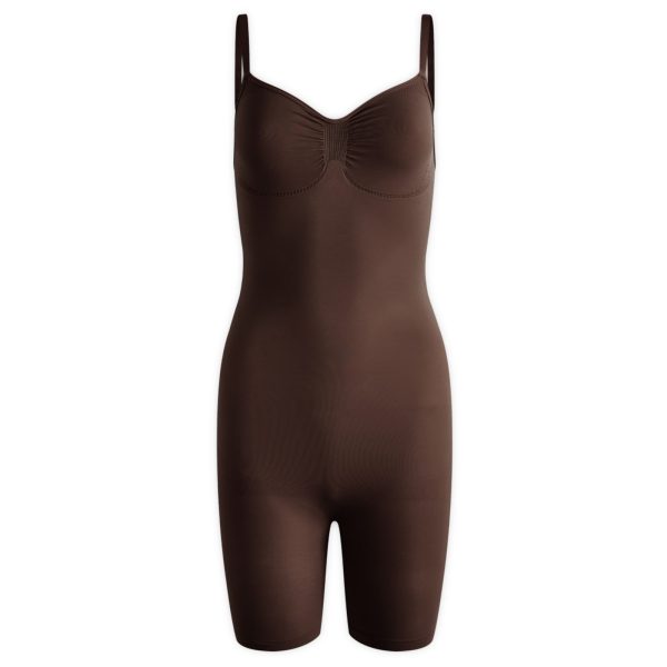 SKIMS Seamless Sculpt Bodysuit Mid-Thigh W/ Open Gusset