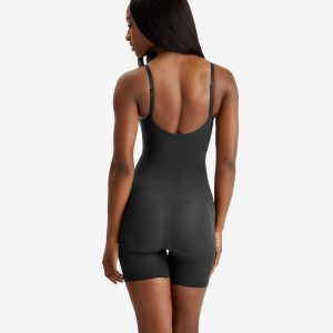 SKIMS Seamless Sculpt Bodysuit Mid-Thigh W/ Open Gusset