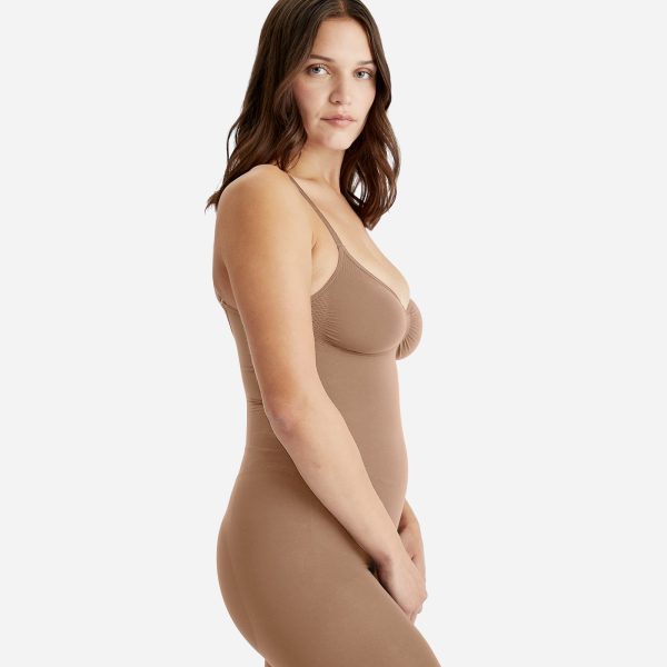 SKIMS Seamless Sculpt Bodysuit Mid-Thigh W/ Open Gusset