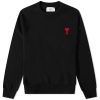 AMI Small A Heart Crew Knit