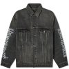 Balenciaga Metal Logo Denim Jacket