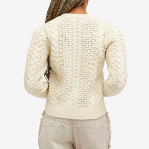 Isabel Marant Cable Knit Wool Jumper