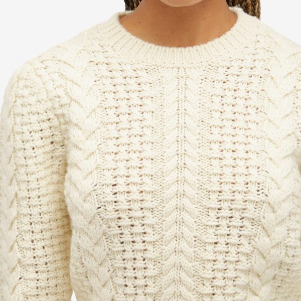 Isabel Marant Cable Knit Wool Jumper