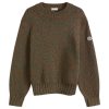 Moncler Fisherman Rib Crew Knit