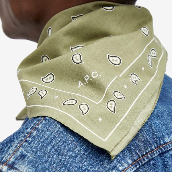 A.P.C. Paisley Bandana Neckerchief