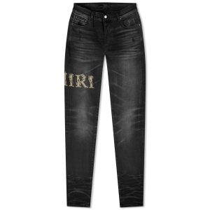 AMIRI Baroque Varsity Logo Jeans