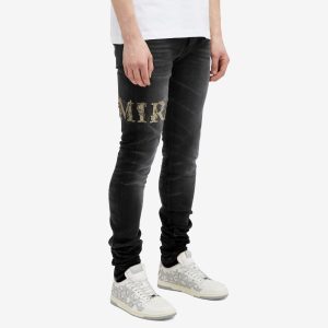 AMIRI Baroque Varsity Logo Jeans