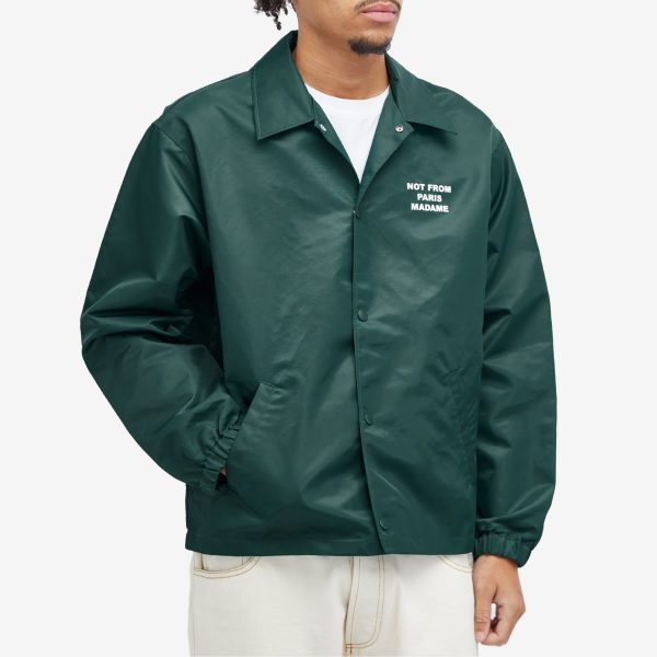 Drôle de Monsieur Slogan Coach Jacket