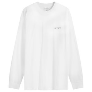 Carhartt WIP Long Sleeve Script Embroidery T-Shirt