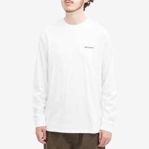 Carhartt WIP Long Sleeve Script Embroidery T-Shirt