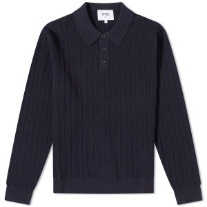 Wax London Oban Vertical Knit Polo