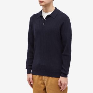 Wax London Oban Vertical Knit Polo