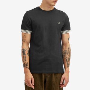 Fred Perry Striped Cuff T-Shirt