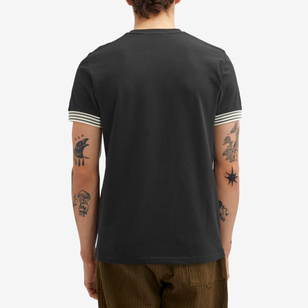 Fred Perry Striped Cuff T-Shirt