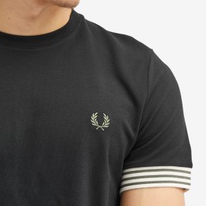 Fred Perry Striped Cuff T-Shirt