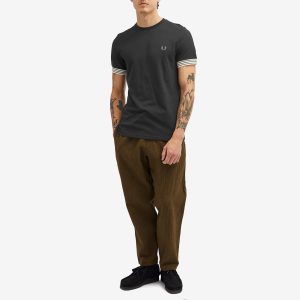 Fred Perry Striped Cuff T-Shirt