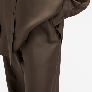 Rohe Wide Leg Silk Trousers