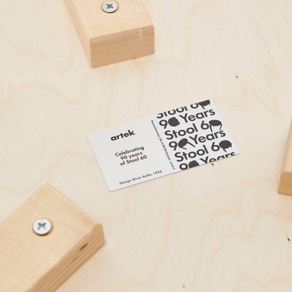 Artek Stool 60 Villi Anniversary Edition