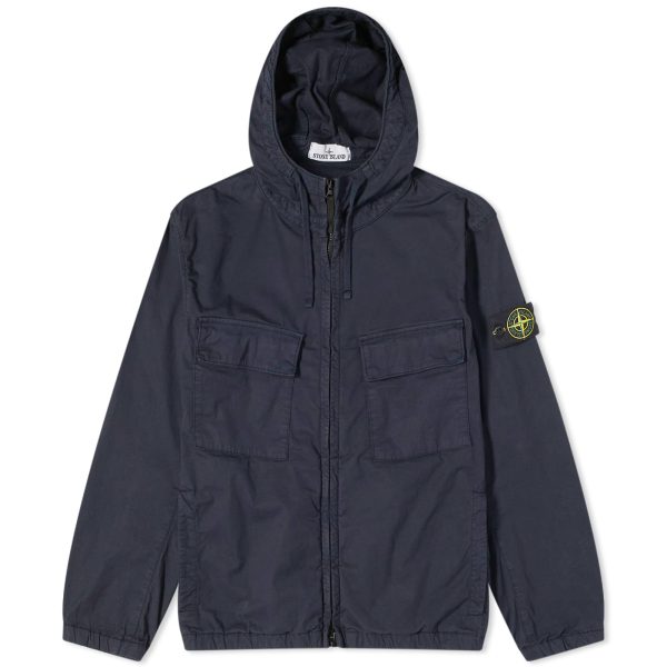 Stone Island Supima Cotton Twill Stretch-TC Hooded Jacket