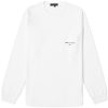 Comme Des Garçons Homme Long Sleeve Pocket Logo T-Shirt