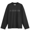 Jil Sander Long Sleeve Tonal Logo T-Shirt