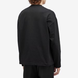 Jil Sander Long Sleeve Tonal Logo T-Shirt