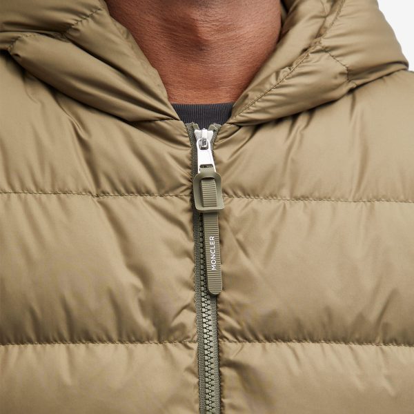 Moncler Down Knit Waffle Jacket