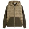 Moncler Down Knit Waffle Jacket